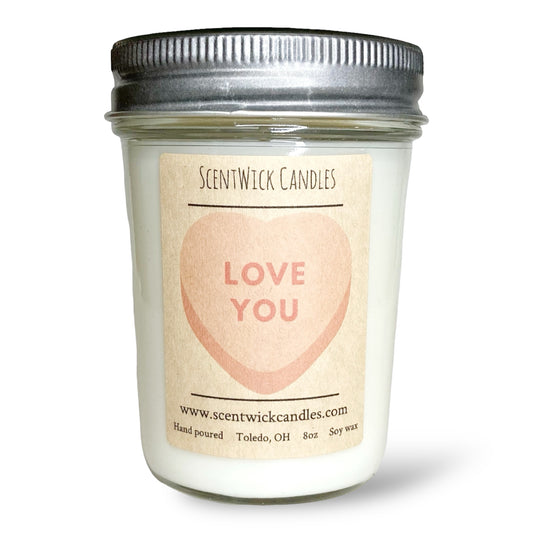 Love You Candle