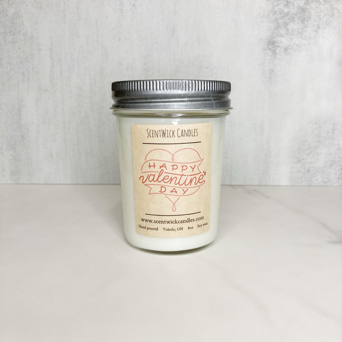 Happy Valentine's Day Candle - ScentWick Candles