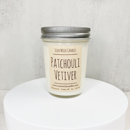 Patchouli Vetiver Candle - ScentWick Candles