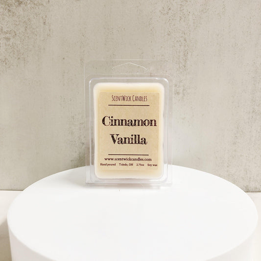 Cinnamon Vanilla Wax Melt - ScentWick Candles