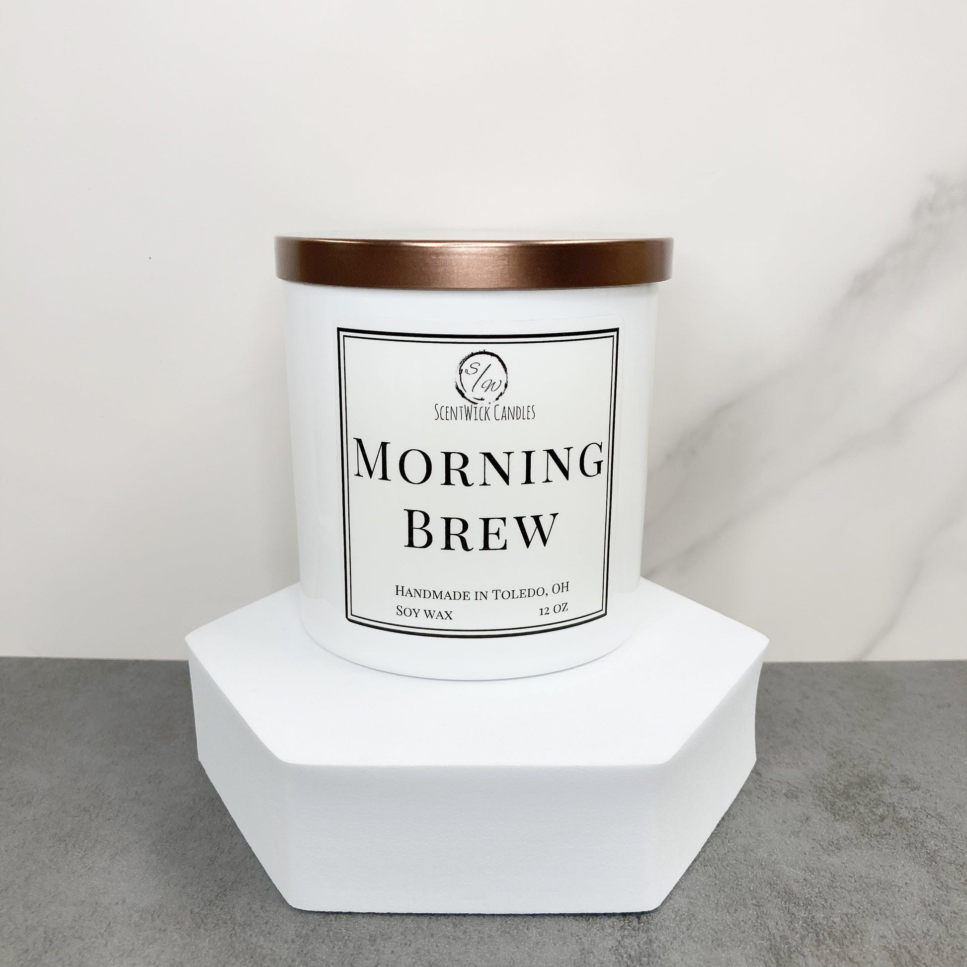 The Copper & Gold Collection - Morning Brew Candle - ScentWick Candles