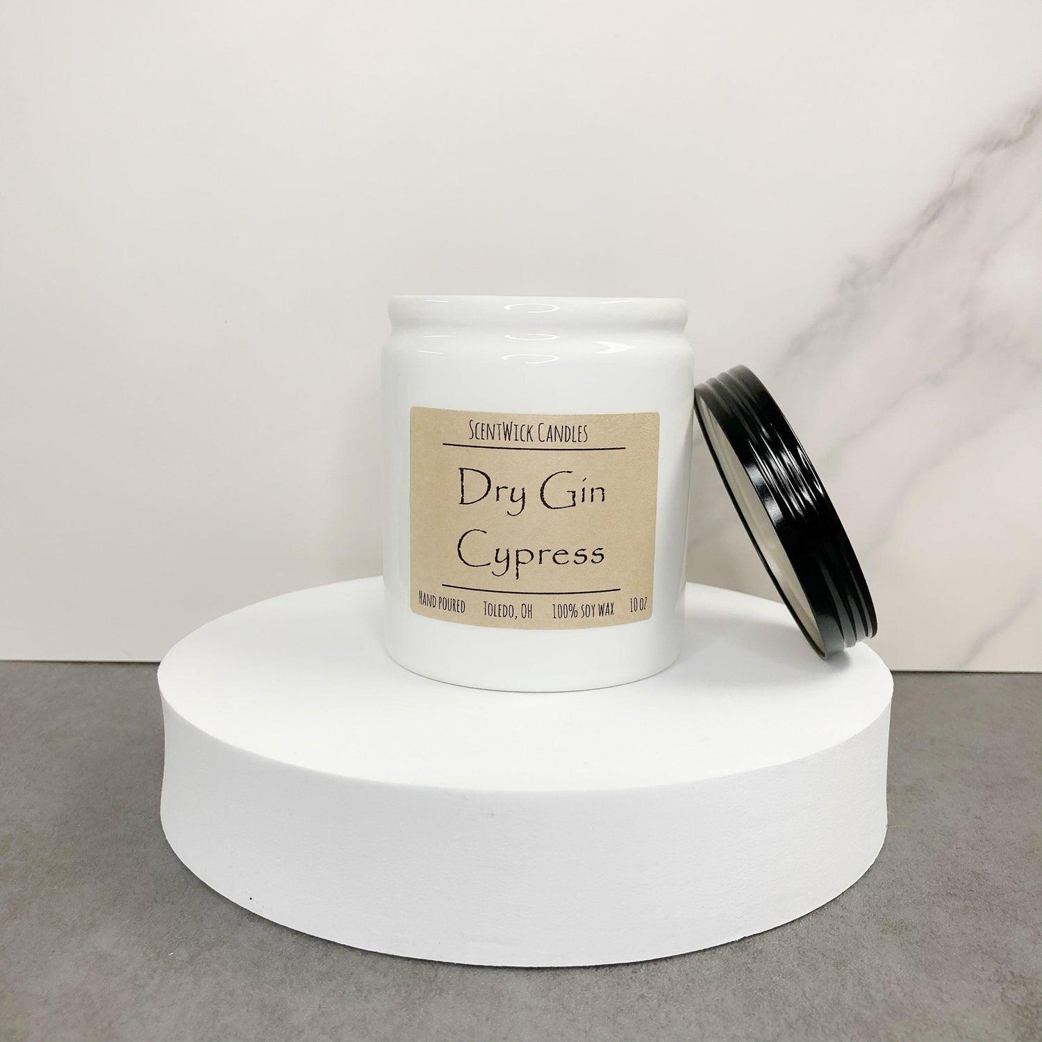The Farmhouse Collection - Dry Gin Cypress - ScentWick Candles
