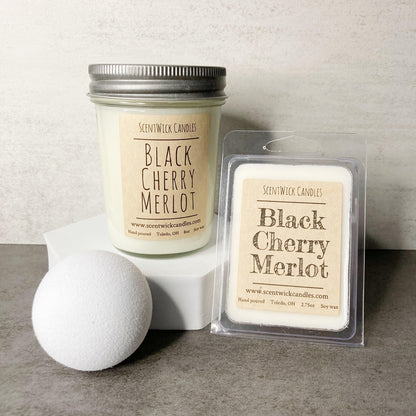 Black Cherry Merlot Wax Melt - ScentWick Candles