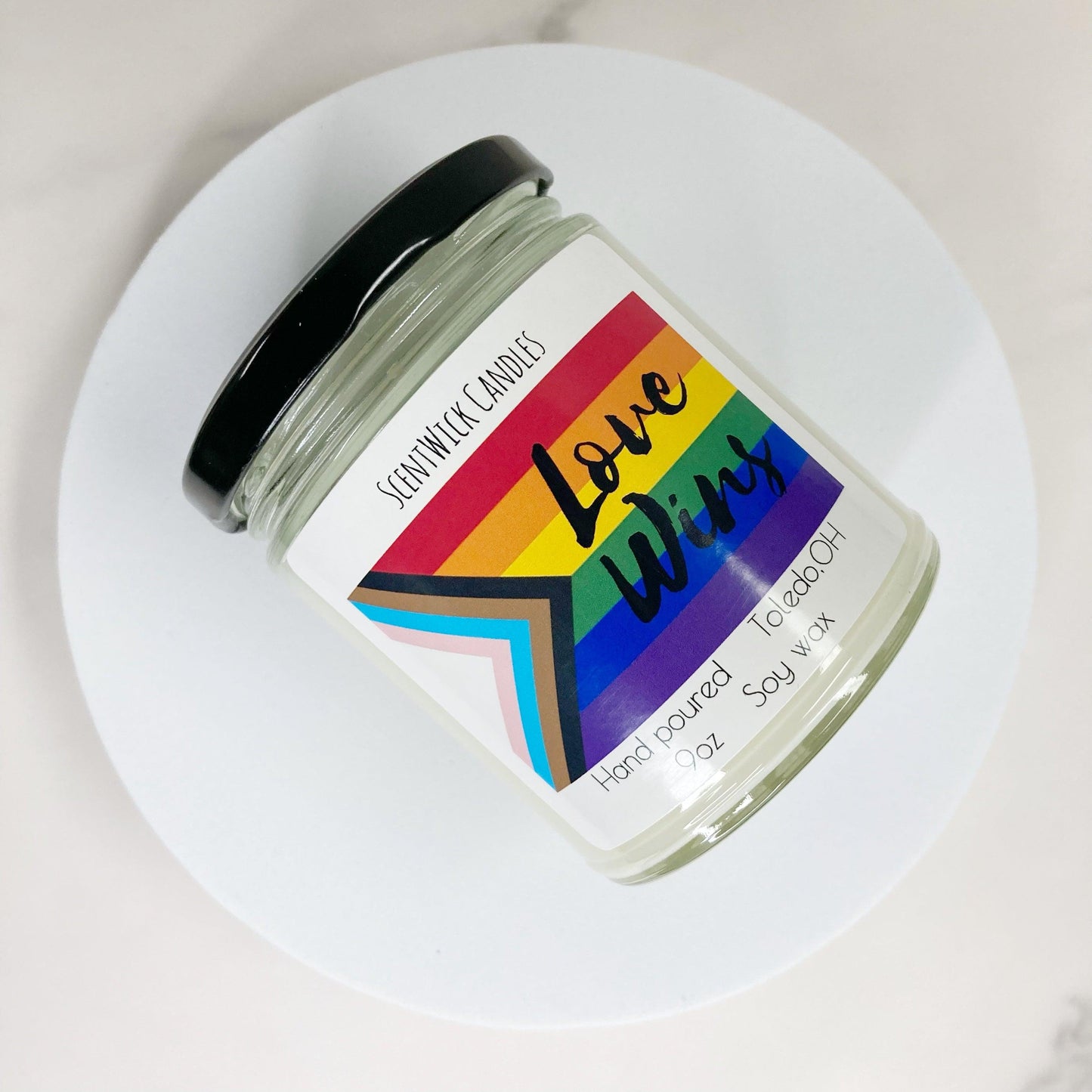 LGBT Gay Pride Candle - ScentWick Candles