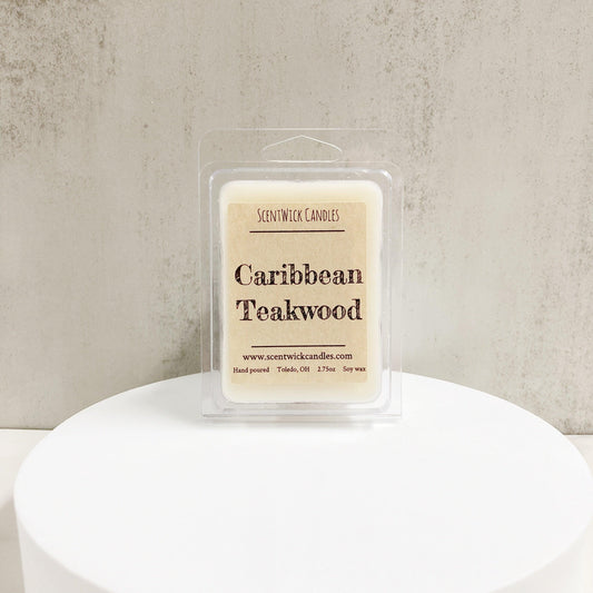 Caribbean Teakwood Wax Melt - ScentWick Candles