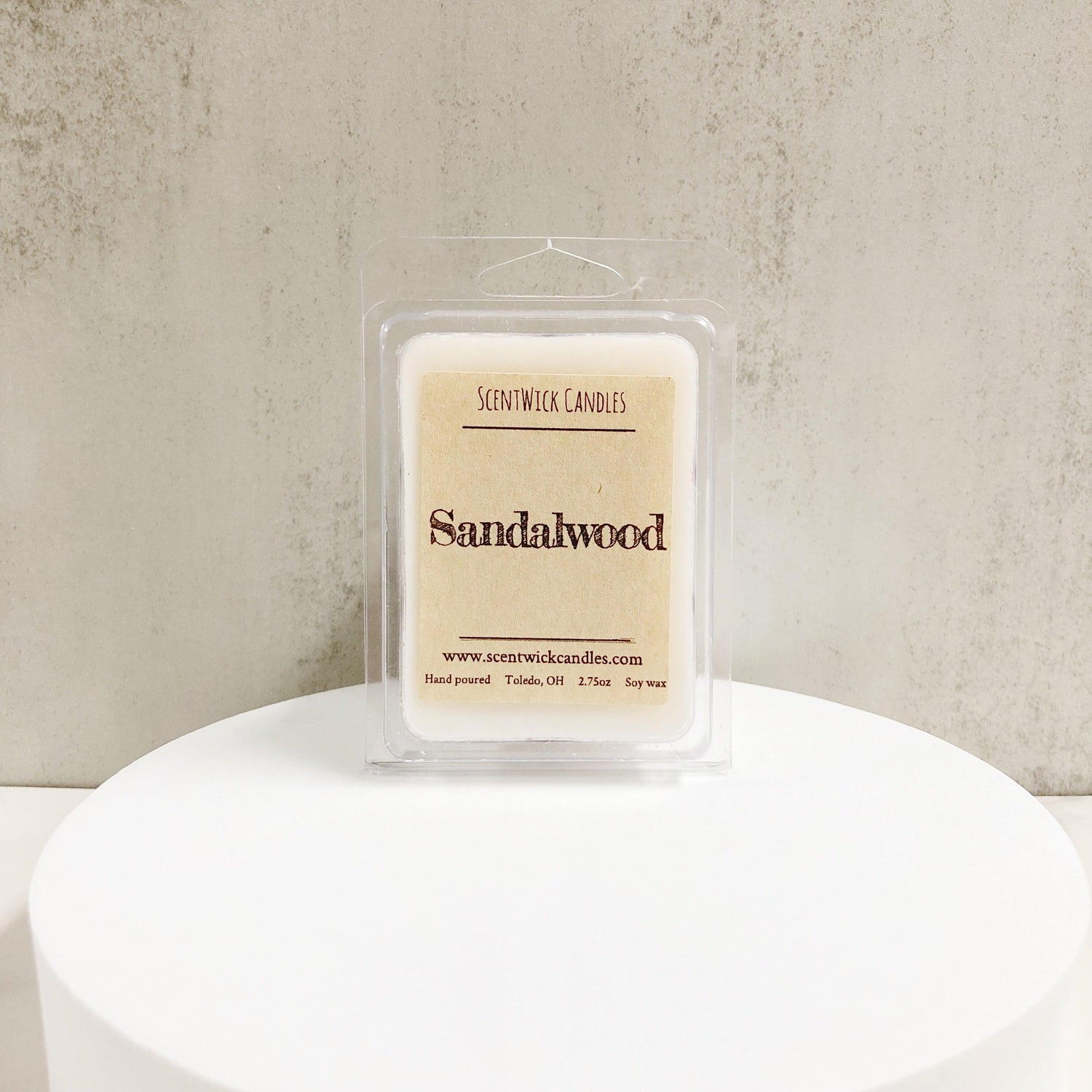Sandalwood Wax Melt - ScentWick Candles