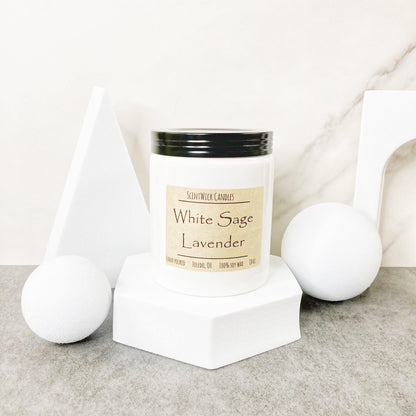 The Farmhouse Collection - White Sage Lavender - ScentWick Candles