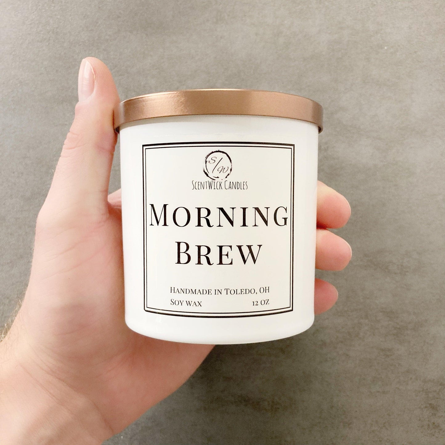 The Copper & Gold Collection - Morning Brew Candle - ScentWick Candles
